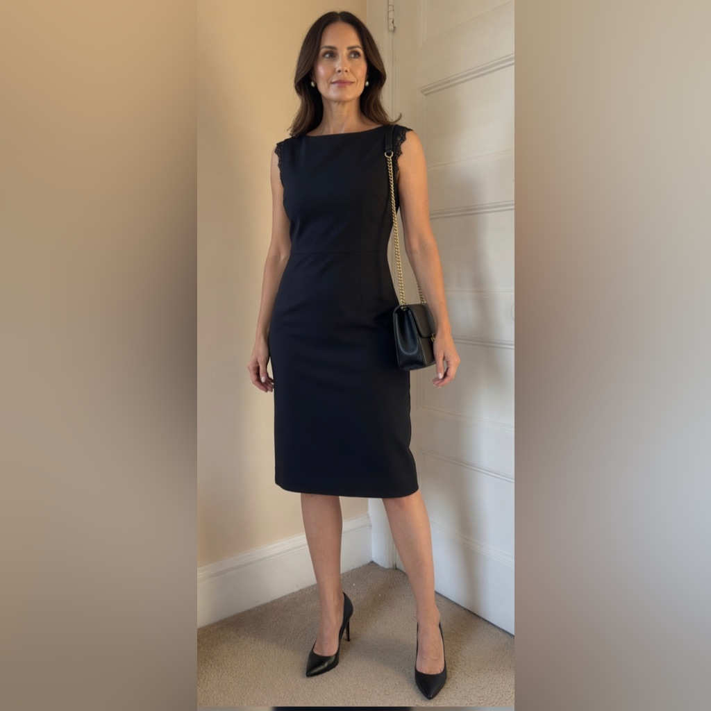 Theory Sleeveless Navy Dress